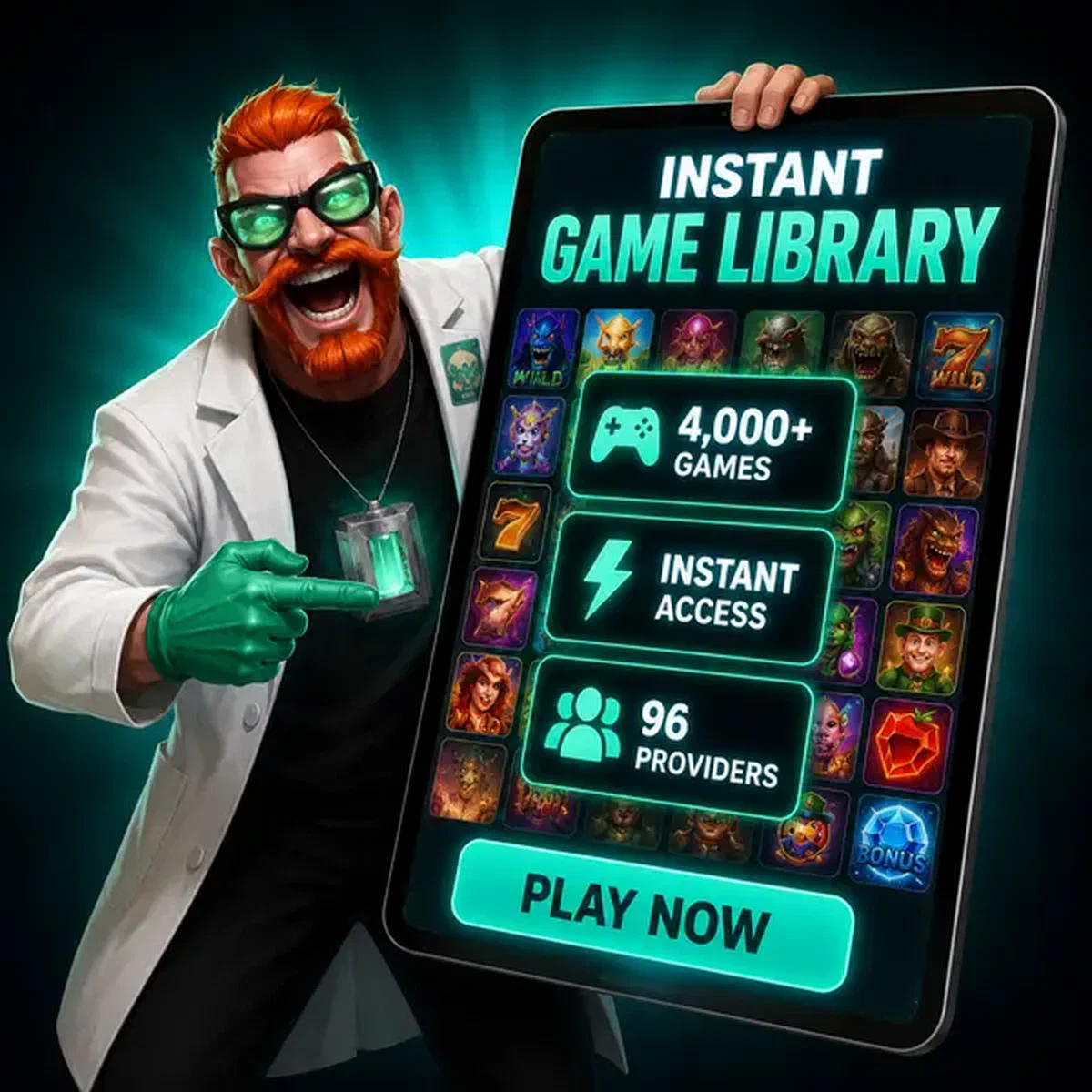 The Hype Chemist presenteert directe toegang tot spelbibliotheek bij Boomzino nadat speler zich heeft aangemeld